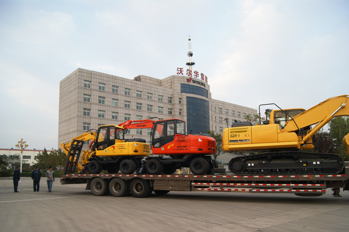 沃爾華集團7臺DLS系列挖掘機順利出口古巴共和國 沃爾華集團7臺DLS系列挖掘機順利出口古巴共和國