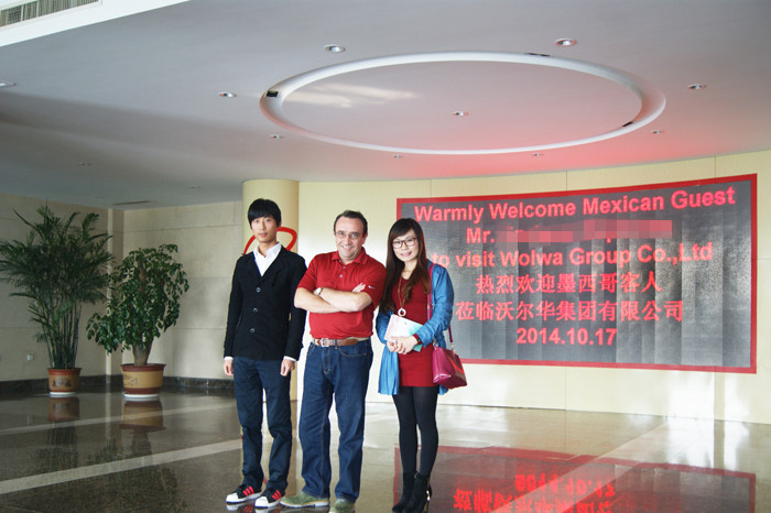 墨西哥客戶訪問沃爾華集團(tuán) 墨西哥客戶訪問沃爾華集團(tuán)