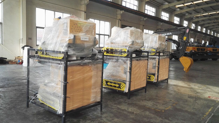 沃爾華集團32臺兒童挖掘機批量出口美國 沃爾華集團32臺兒童挖掘機批量出口美國